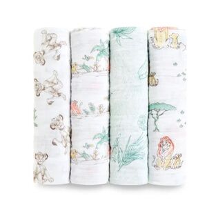 Aden and Anais Disney Lion King Swaddle 4 Pack